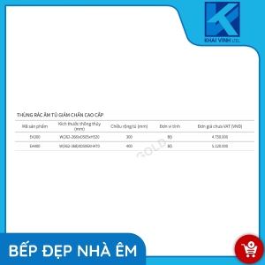 Thùng Rác Âm Tủ Giảm Chấn EA300 - EUROGOLD