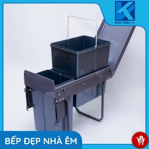 Thùng Rác Đôi Âm Tủ R019 - ROXANA