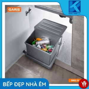Thùng Rác Đơn Cánh Mở GW03.16 - GARIS