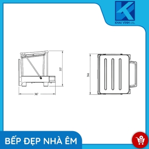 Thùng Rác Nhấn Mở Tự Động GR-1OP - GROB