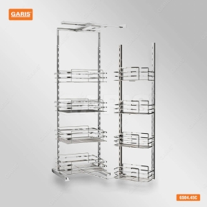 Tủ Đồ Khô 4 Tầng - 6 Tầng, Rổ Nan Dẹt, Cánh Mở GS04.45C - GARIS