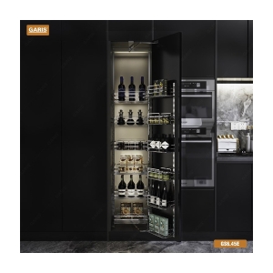 Tủ Đồ Khô 4 Tầng - 6 Tầng, Rổ Nan Dẹt, Cánh Mở GS04.45C - GARIS