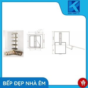 Tủ Đồ Khô 5 Tầng Nhôm Anode EUM5045 - EUROGOLD