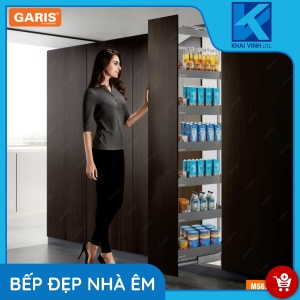 Tủ Đồ Khô 6 Tầng, Khay Nhôm, Cánh Rút MS6.40GA - GARIS