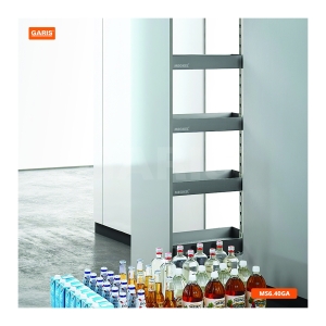 Tủ Đồ Khô 6 Tầng, Khay Nhôm, Cánh Rút MS6.40GA - GARIS