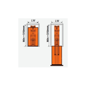 Tủ Đồ Khô 6 Tầng, Khay Nhôm, Cánh Rút MS6.40GA - GARIS