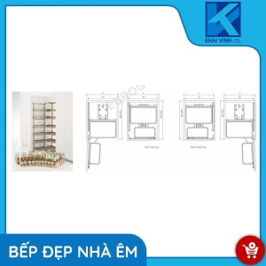 Tủ Đồ Khô 6 Tầng Nhôm Anode Cao Cấp EUM6L450 - EUROGOLD