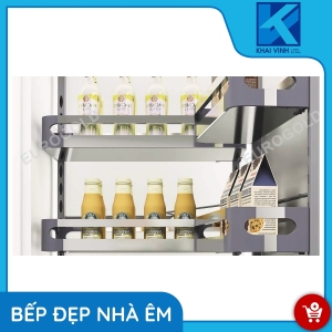 Tủ Đồ Khô Inox Hộp 4 Tầng - Cánh Mở M040445 - EUROGOLD