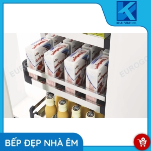 Tủ Đồ Khô Inox Hộp 6 Tầng - Cánh Rút M030640 - EUROGOLD