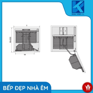 Tủ Đồ Khô Nan Dẹt Hợp Kim Sơn Nano GP-445 - GROB