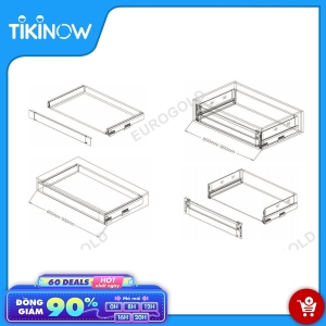 Tủ Đồ Khô Ngăn Kéo Độc Lập - Màu Trắng EUM22460 - EUROGOLD