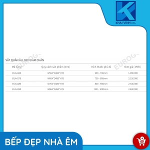 Vắt Quần Âu Ray Giảm Chấn EUA4160 - EUROGOLD 