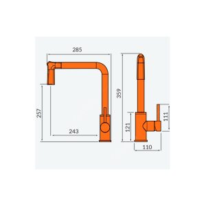  Vòi Rửa Cao Cấp MF17E - GARIS